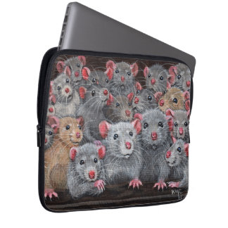 Rattie Reunion laptophoes Laptop Sleeve