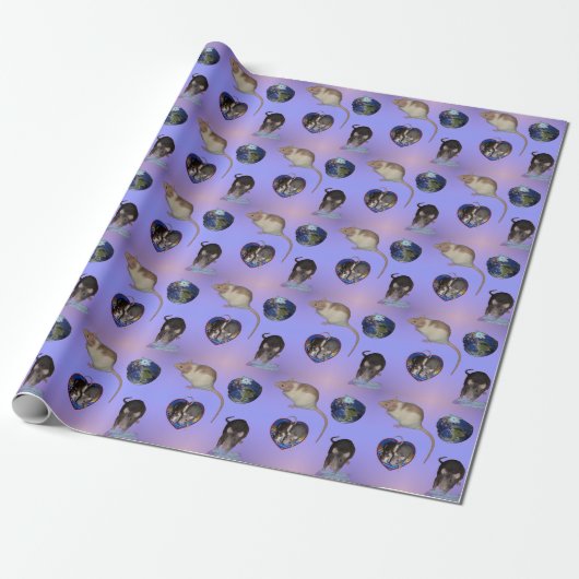 Rattie wrapping Paper! Cadeaupapier (Uitgerold)
