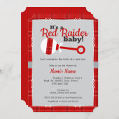 Rattle Raider Baby shower Kaart (Voorkant / Achterkant)