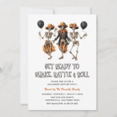 Rattle & Roll Halloween-feest Kaart (Voorkant)