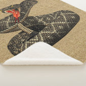 Rattle Snake Sherpa Deken (3/4)