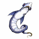 Rattleshark Fotobeeldje Magneet<br><div class="desc">Rattleshark magnet.  Beschikbaar in 2 maten.</div>