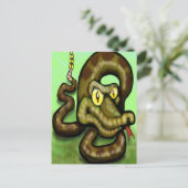 Rattlesnake Briefkaart (Staand voorkant)