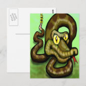 Rattlesnake Briefkaart (Voorkant / Achterkant)