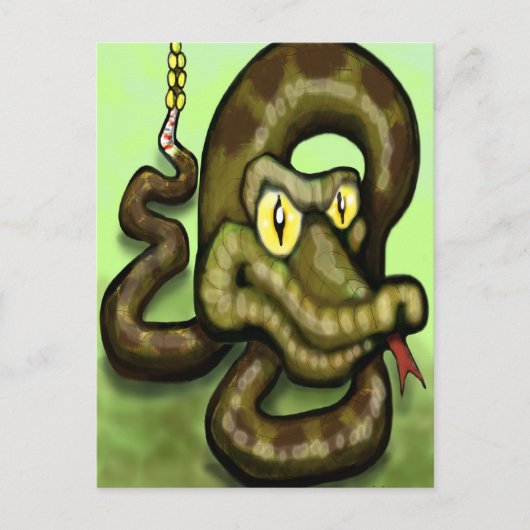 Rattlesnake Briefkaart (Voorkant)