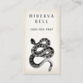 Rattlesnake Calling Card Contactkaartje (Voorkant)