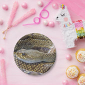 Rattlesnake foto papieren bordje (Feest)