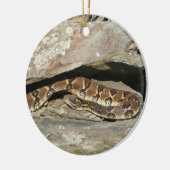 Rattlesnake in het Nationaal Park Shenandoah Keramisch Ornament (Links)