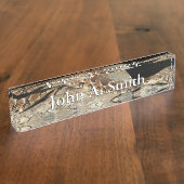 Rattlesnake in het Nationaal Park Shenandoah Naambordje (Zijkant)