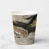 Rattlesnake in het Nationaal Park Shenandoah Papieren Bekers (Achterkant)