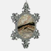 Rattlesnake in het Nationaal Park Shenandoah Tin Sneeuwvlok Ornament (Links)
