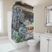 Rattlesnake In The Wild Douchegordijn (In situ)