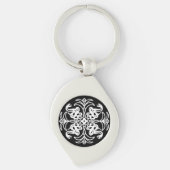 Rattlesnake Mandala Sleutelhanger (Voorkant)