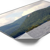 Rattlesnake Mountain en Squam Lake Photography Poster (Hoek)