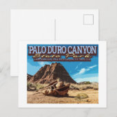 RATTLESNAKE - PALO DURO CANYON STATE PARK - TEXAS BRIEFKAART (Voorkant / Achterkant)