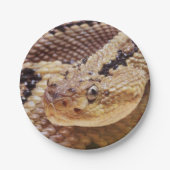 Rattlesnake Paper Party-Borden Papieren Bordje (Voorkant)