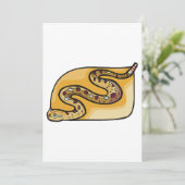 Rattlesnake Reptile Kaart (Staand voorkant)