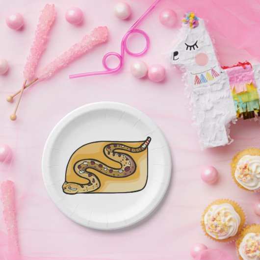 Rattlesnake Reptile Papieren Bordje (Feest)