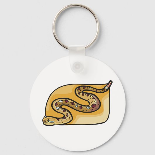 Rattlesnake Reptile Sleutelhanger (Voorkant)