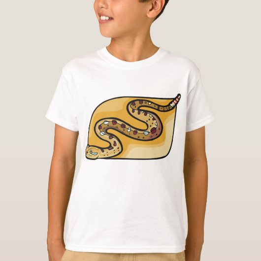 Rattlesnake Reptile T-shirt (Voorkant)