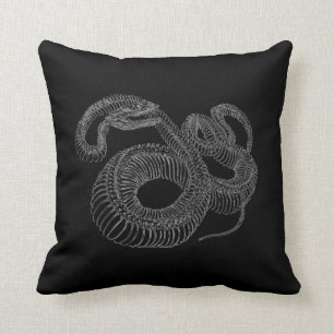 Rattlesnake Skeleton Kussen