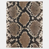 RATTLESNAKE SKIN FLEECE BLANKET (Voorkant)