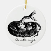 Rattlesnake Thunder_Cove Keramisch Ornament (Voorkant)