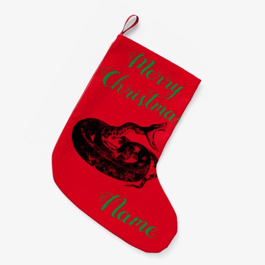 Rattlesnake Thunder_Cove Kleine Kerstsok (Voorkant (Hangend))