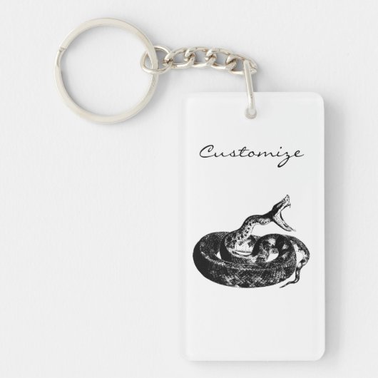 Rattlesnake Thunder_Cove Sleutelhanger (Voorkant)