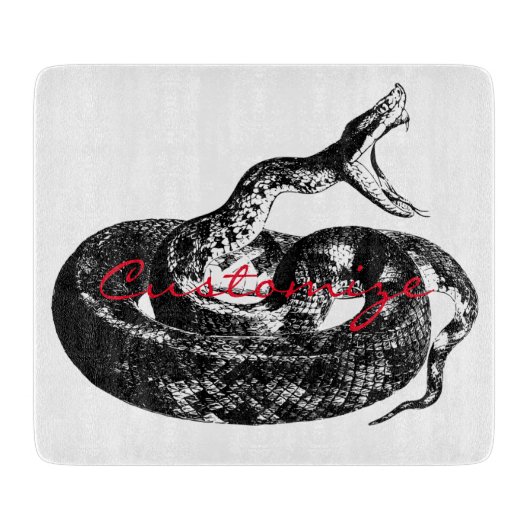 Rattlesnake Thunder_Cove Snijplank (Voorkant)