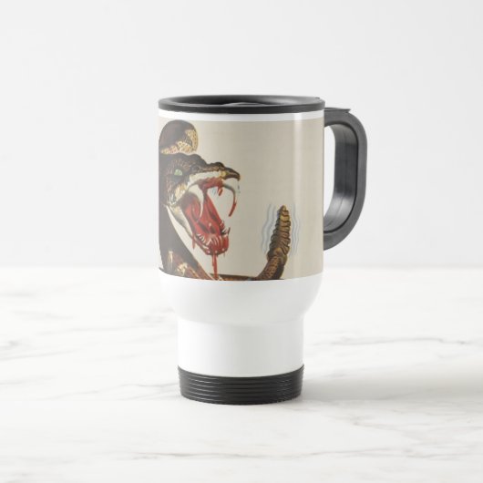 Rattlesnake Travel Mug Reisbeker (Voorkant rechts)