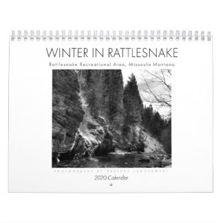 Rattlesnake van Missoula in winterkalender 2020 Kalender