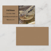Rattlesnake Visitekaartje (Voorkant / Achterkant)