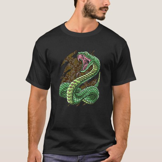 Rattlesnake voor slangenfokkers t-shirt (Voorkant)