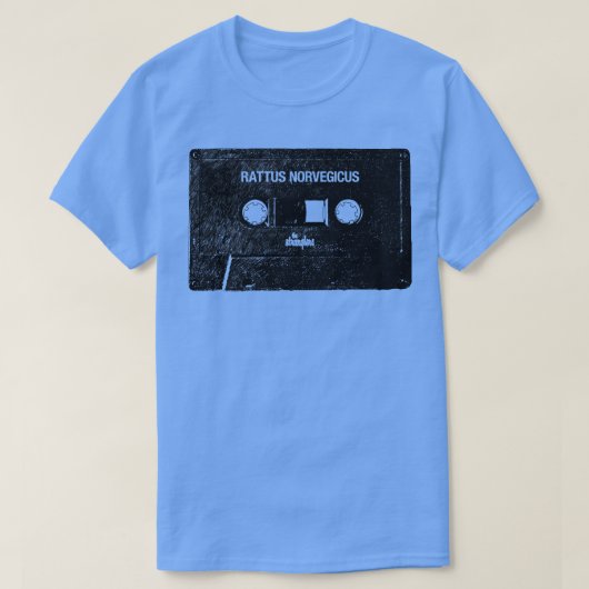 Rattus norvegicus-Cassettebandje T-shirt (Design voorkant)