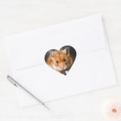 Ratty de hamster hart sticker (Envelop)