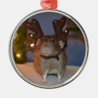 Ratty Reindeer Metalen Ornament