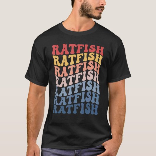 Ratvis Groovy Retro Vis T-shirt (Voorkant)