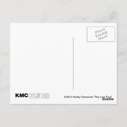 Ratvoer raven briefkaart (Achterkant)