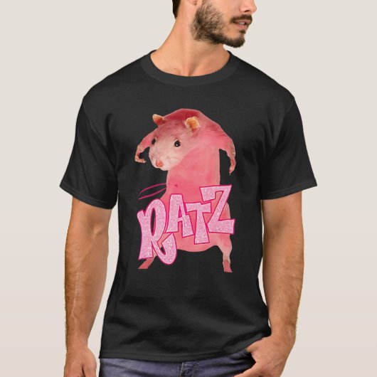 Ratz Cute Pink Mouse T-shirt (Voorkant)