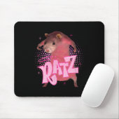 Ratz Fun Pink Mouse Rat Meme Mannen Vrouwen Hallow Muismat (Met muis)
