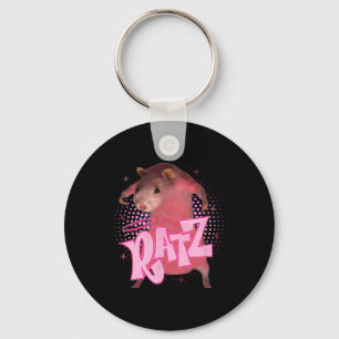Ratz Fun Roze Muis Rat Meme Mannen Vrouwen Hallowe Sleutelhanger