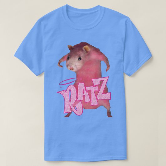 Ratz Pink Long Meme Funny Mouse Costume Ugly Chris T-shirt (Design voorkant)