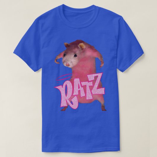 Ratz Pink Long Meme Funny Mouse Costume Ugly Chris T-shirt (Design voorkant)