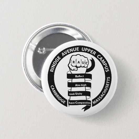 RAUC-logo knop Ronde Button 5,7 Cm (Voorkant /achterkant)
