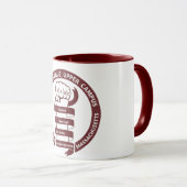 RAUC Mug Maroon Logo Mok (Voorkant rechts)