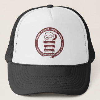 RAUC Trucker Style Hoed Maroon Logo Pet