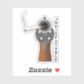 Raucherpistool Sticker (Vel)