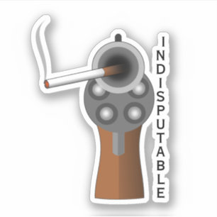 Raucherpistool Sticker