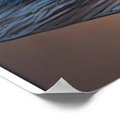 Raue See mit Schiff in einer Flasche Poster (Hoek)